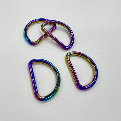 D Rings Rainbow - 4 pack
