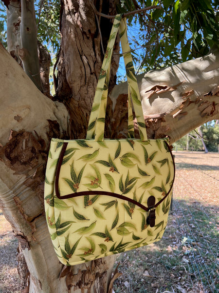 The Traveler Fabric and Notions Kit - Bushman Green & Brown