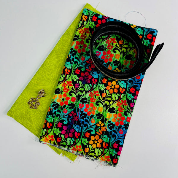 Handy Hexie Zipper Purse - Vivid Print Kit