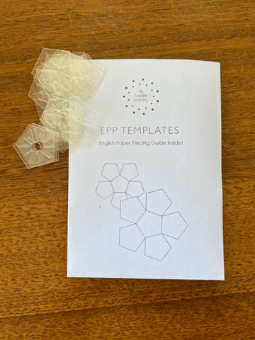 EPP - English Paper Piecing Pentagons - Medium in