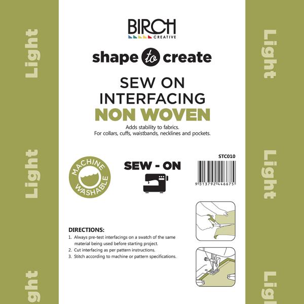 Sew On Interfacing - Non Woven