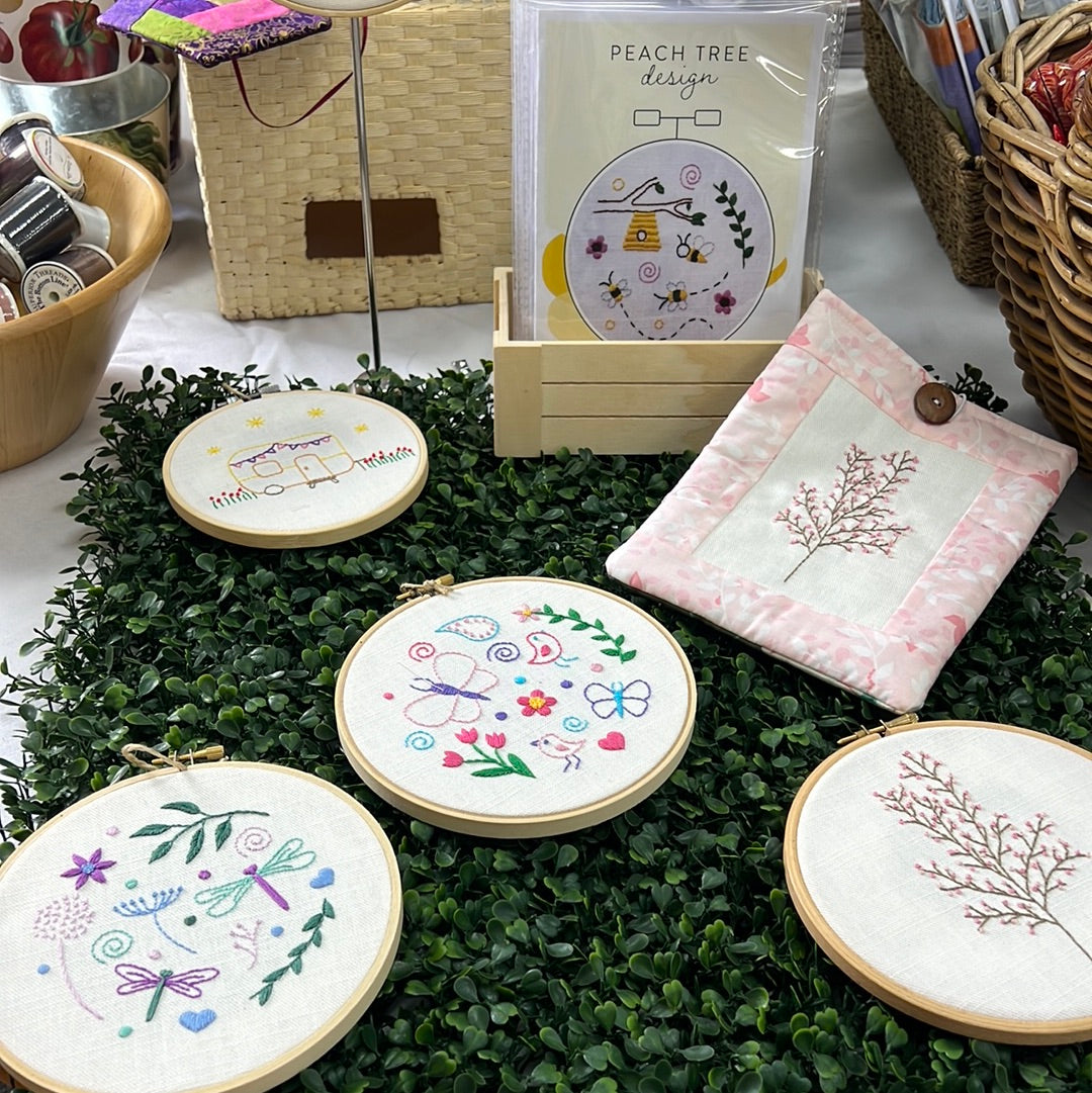 Peach Tree Design Stitchery Kits