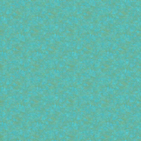 Shimmer Ginkgo Garden Gingko Blender Turquoise 26856M-64