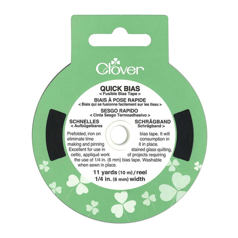 Clover - Black Bias Tape