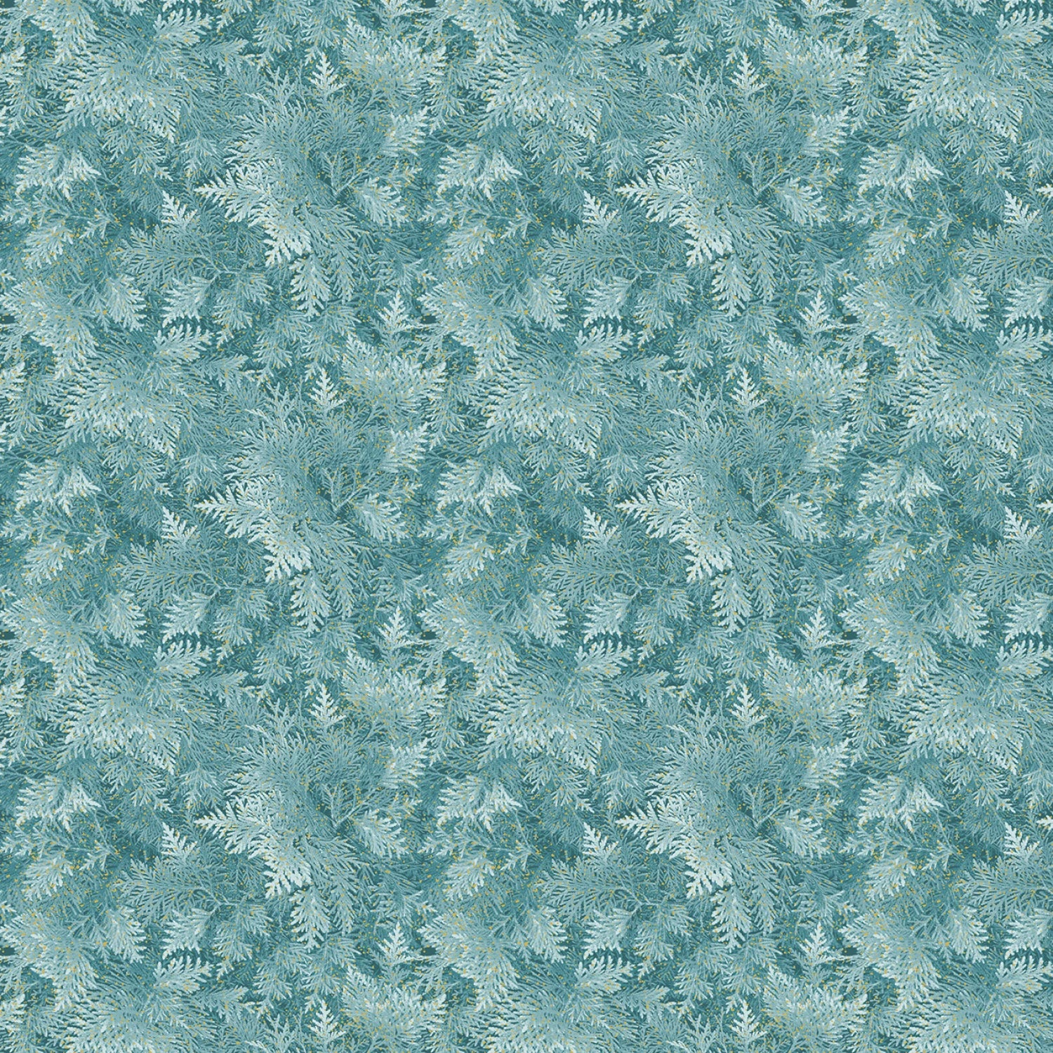 Grand Fir Teal Blue with Metallic