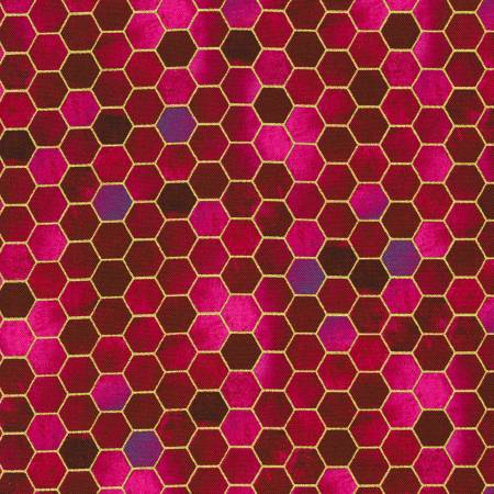 Hexagon Fuschia 22741 108