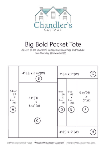 Big Bold Pocket Tote - Free Download