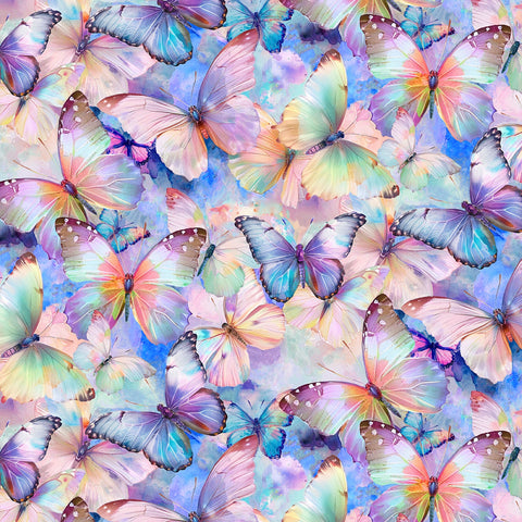 Timeless Treasures - Flutter CD3777 Multi