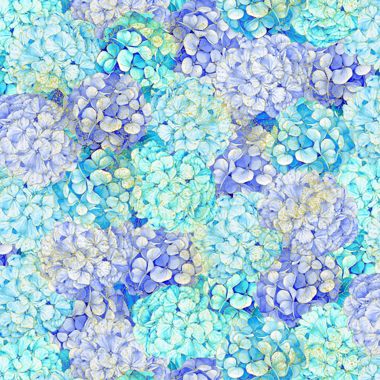 Blue Packed Metallic Hydrangea