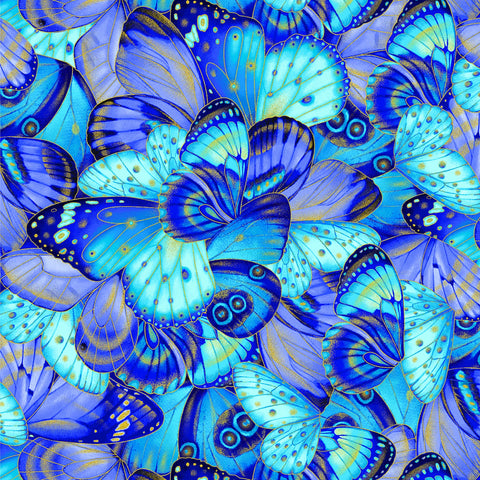 Multi Metallic Butterfly Wings