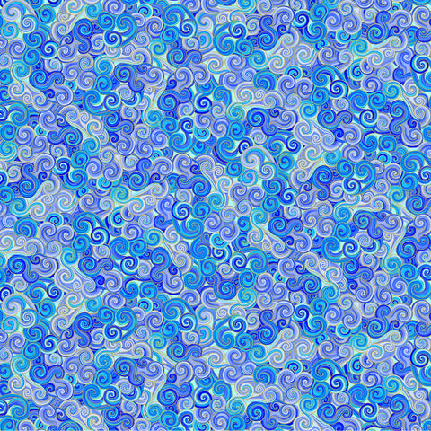 Purple Metallic Scroll