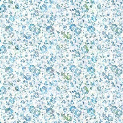 Ethereal Blue Floral Tonal 6JYT-2