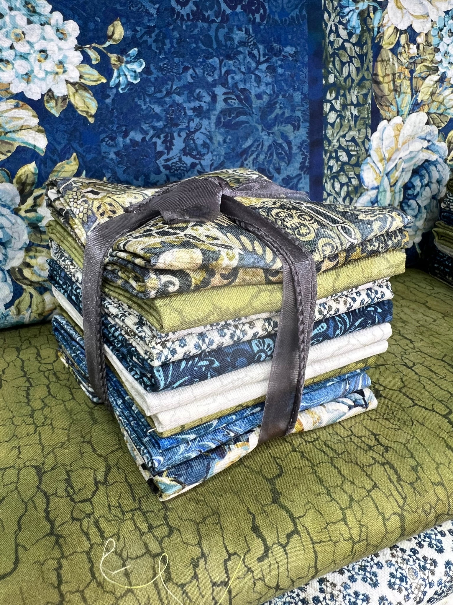 Carpet Bag Romance Blue Collection Bundle