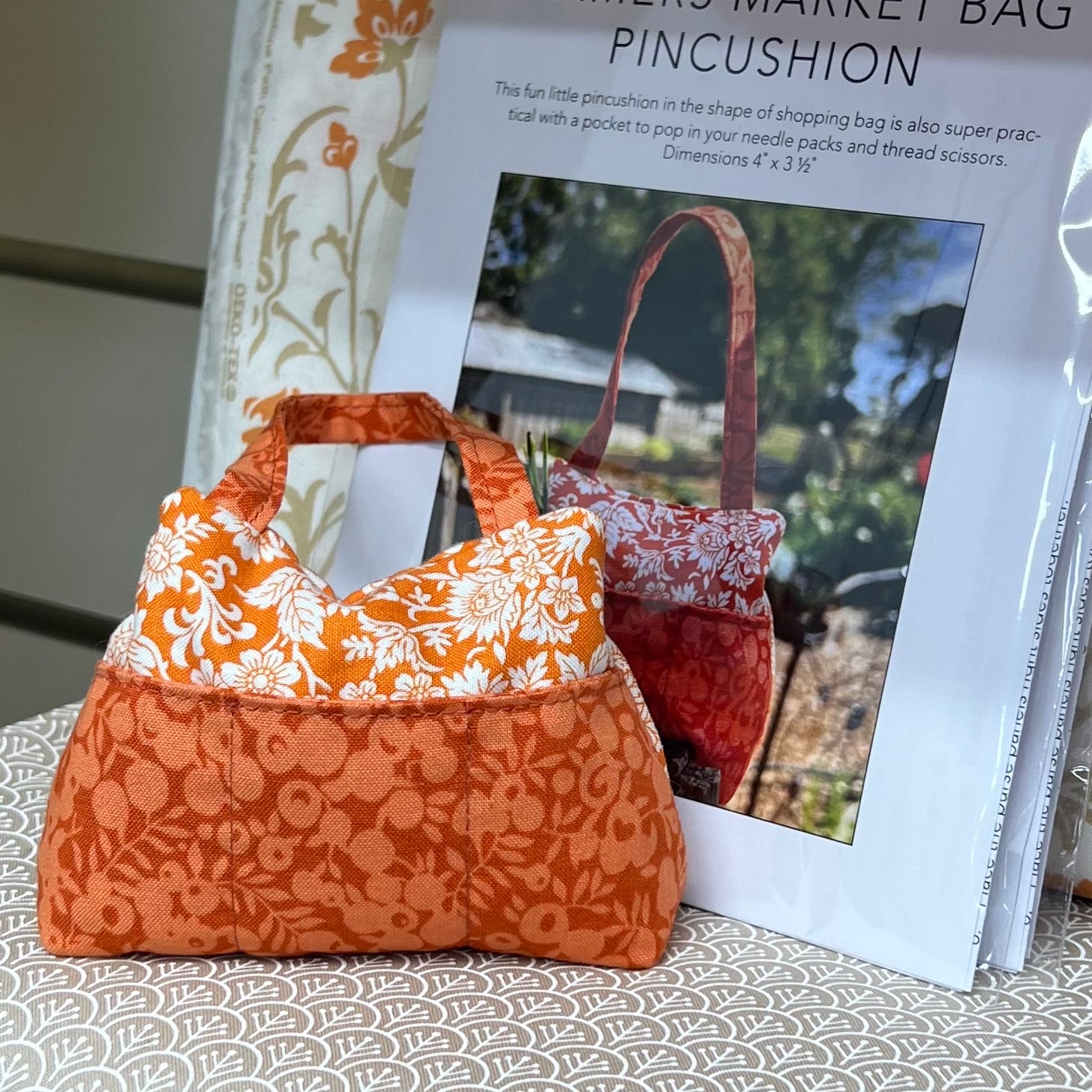 Farmers Market Bag Pincushion