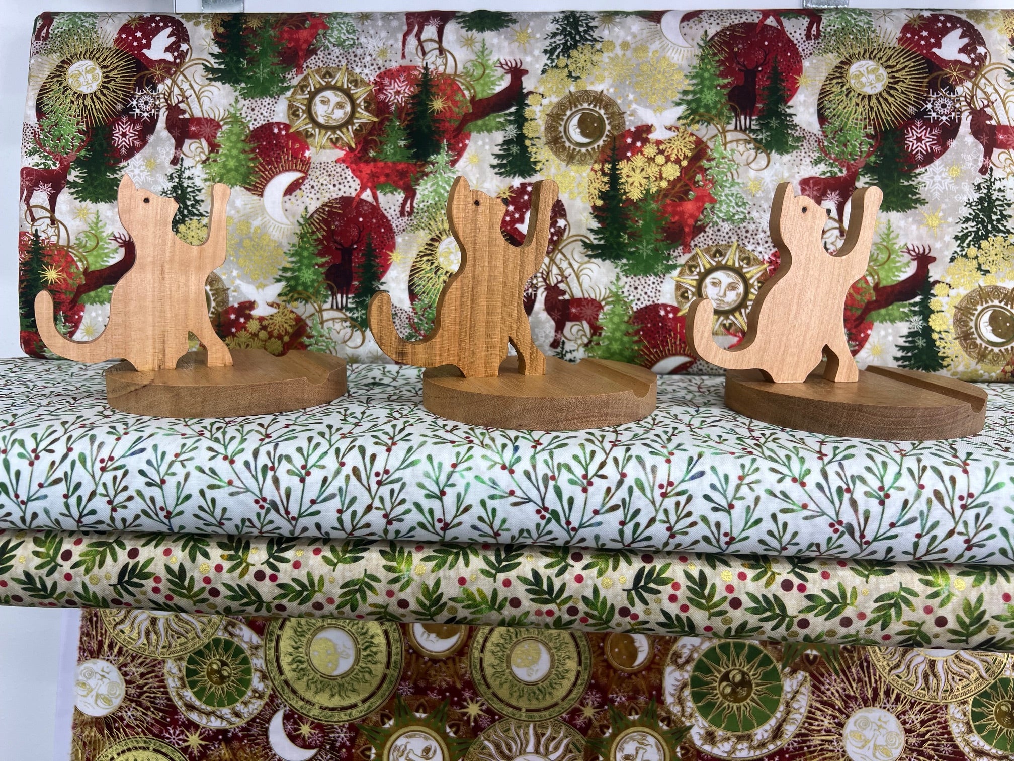 Handmade Phone Holder - Cat