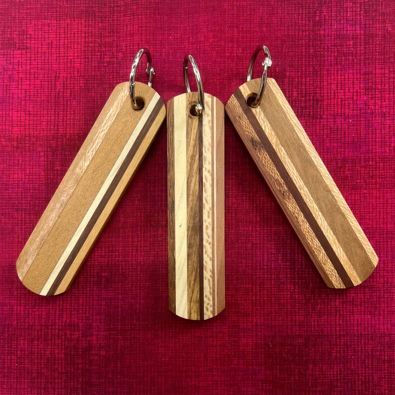 Handmade Wooden Keyring