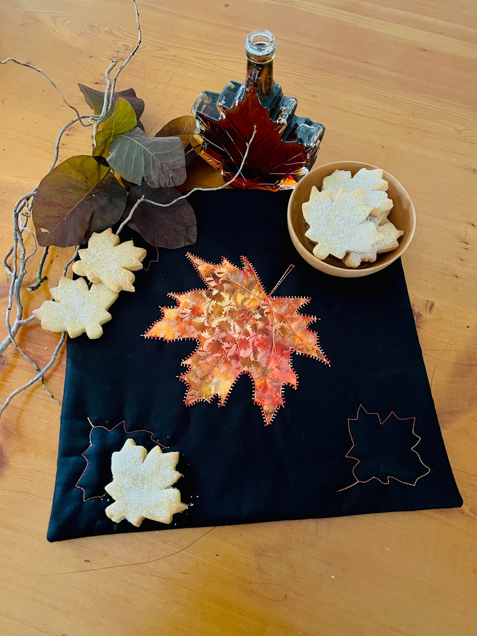 Maple Leaf Table Mat Pattern