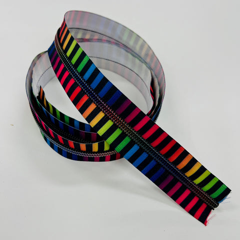 Zipper - Rainbow Stripe 1m (Copy)