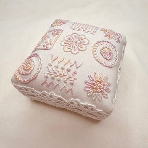 Sampler Pincushion - Pink