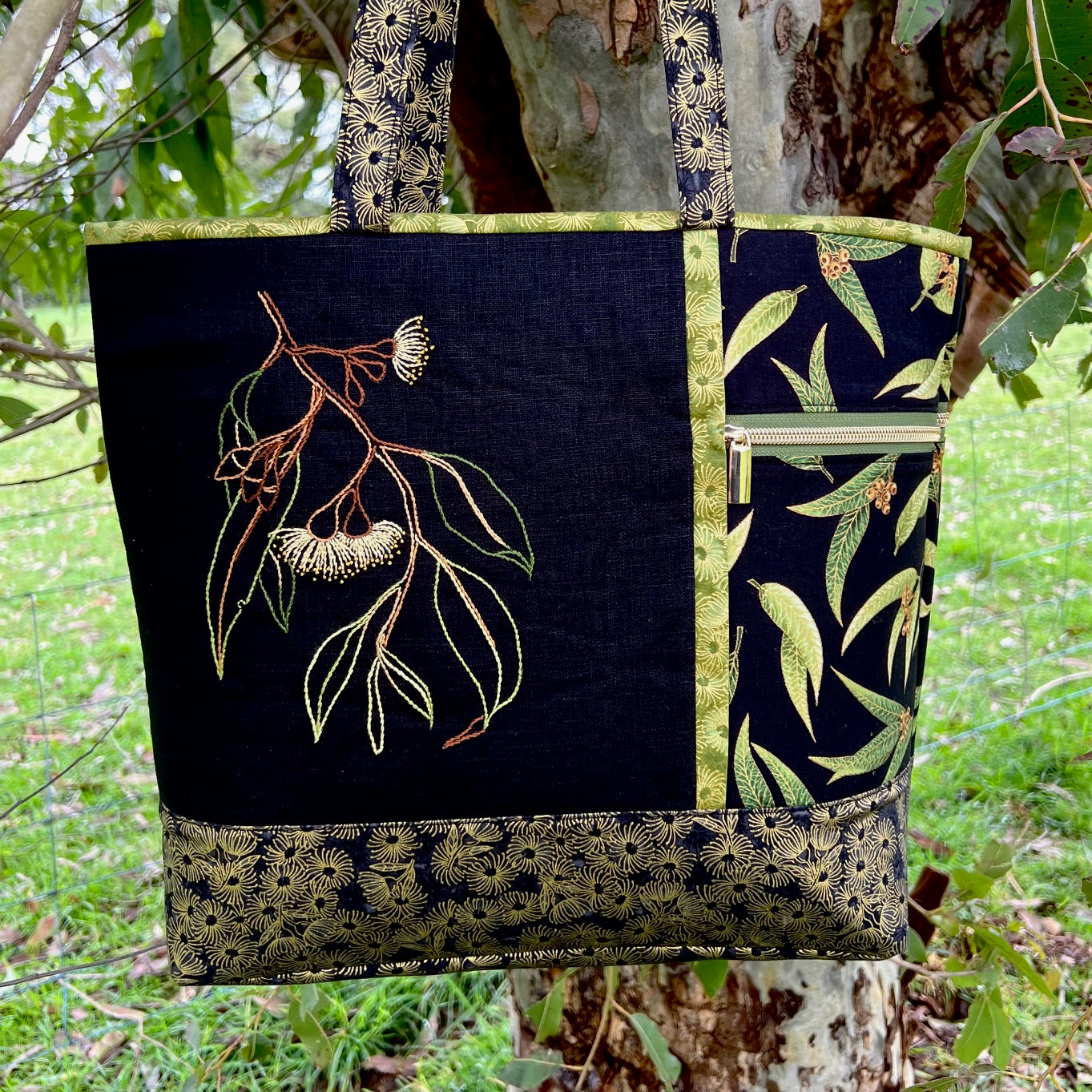 Look at Me Bag Kit - Eucalypt Embroidery