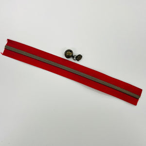 Red Zip & Bell Pull Combo