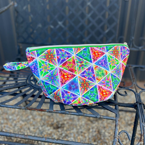 Handy Hexie Zipper Purse - Triangle Print Kit