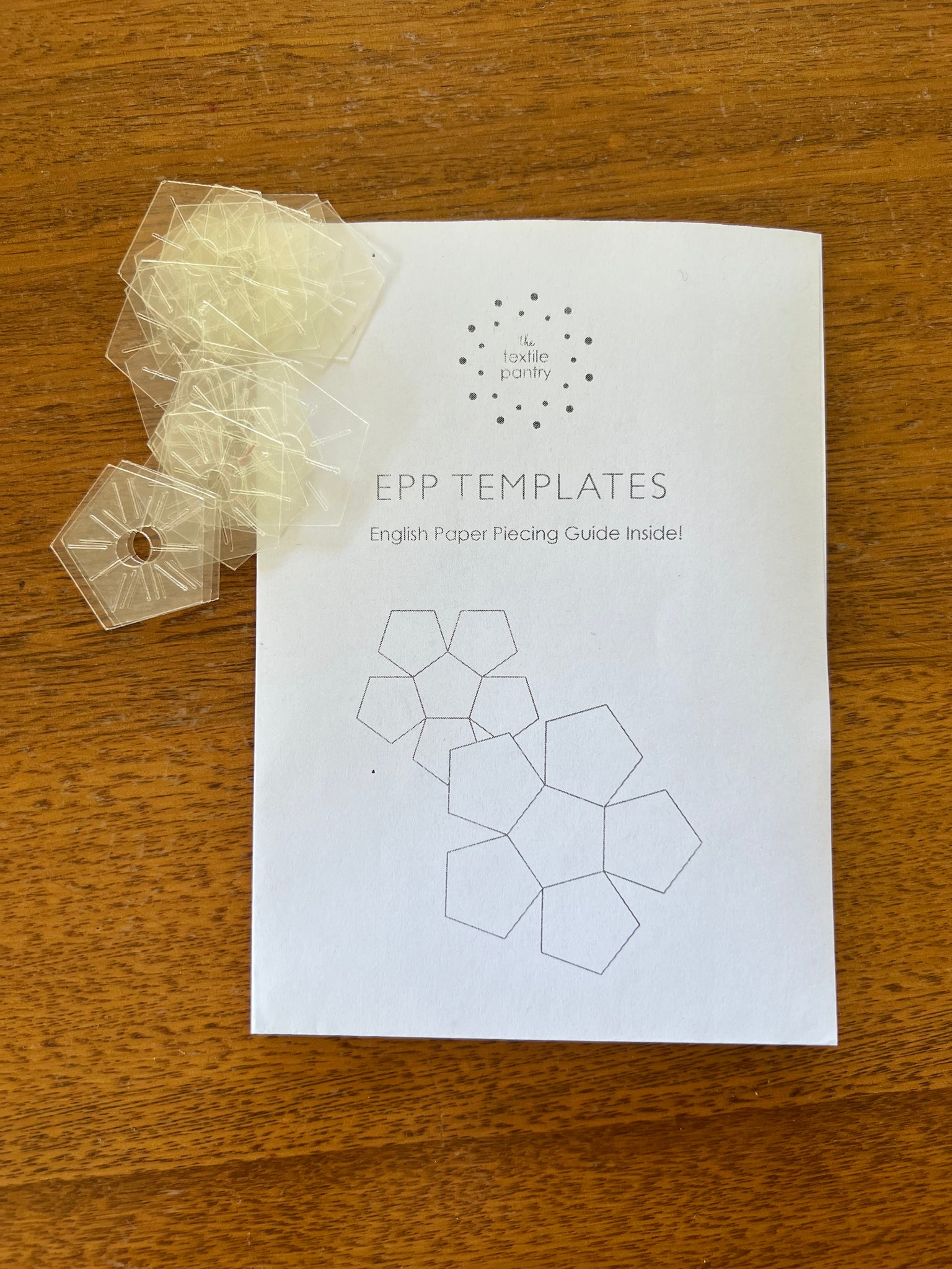 EPP - English Paper Piecing Pentagons - Small