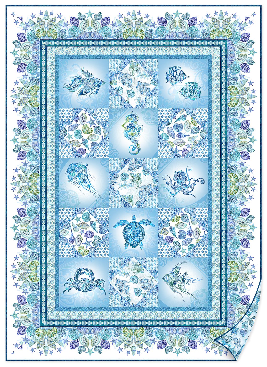 Wonders of the Ocean Quilt Pattern