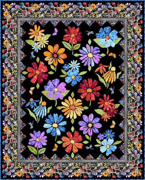 Blooming Day & Night - Applique Quilt Pattern BDN-AQP