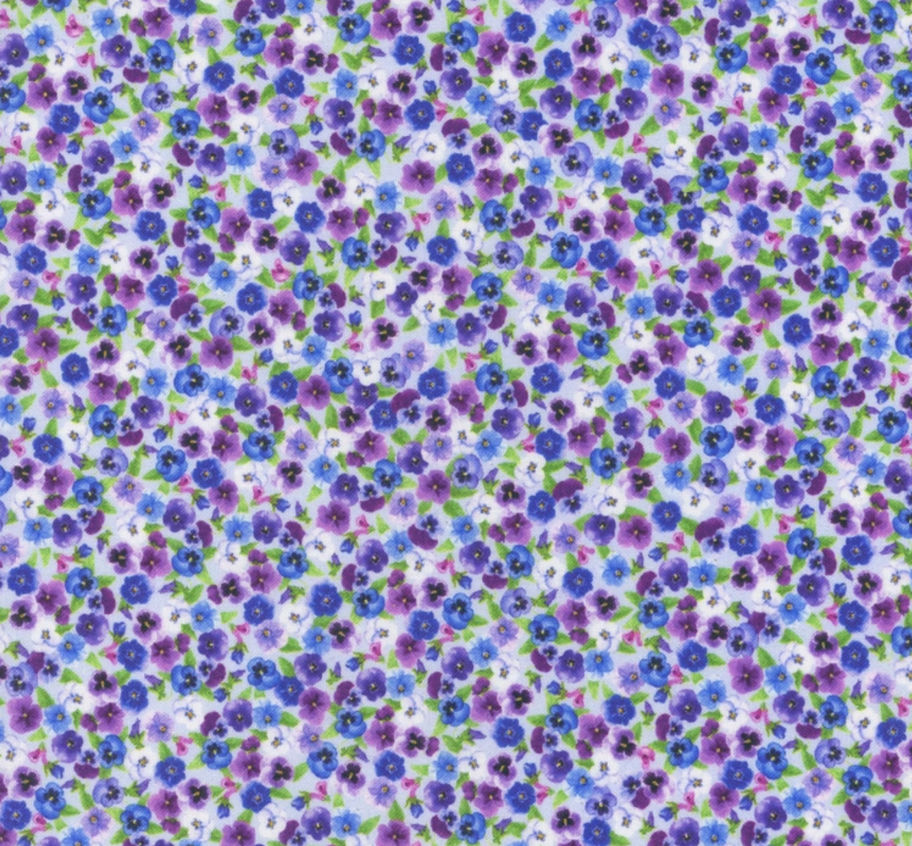 Timeless Treasures - Pansy - CD3755 - Multi