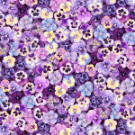 Hoffman - Flower Shop - Purple Pansies