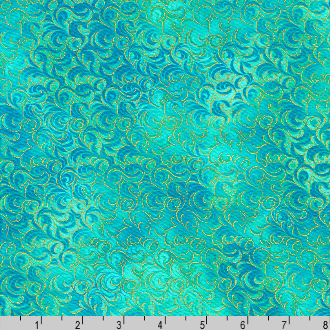 RK Mixed Metallics - 23067-70 Aqua