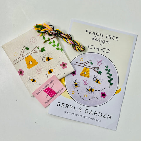 Peach Tree Design Stitchery - Beryl's Garden
