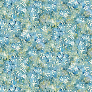 Timeless Treasures - Fleur - CD3687 - Blue