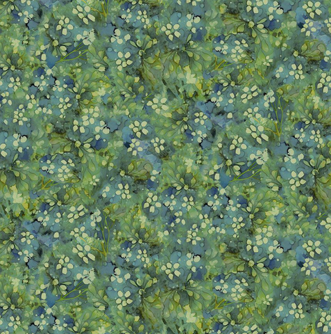 Timeless Treasures - Fleur - CD3687 - Green