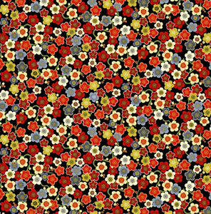 Cherry Blossoms Metallic - Lotus-CM3666 - Timeless Treasures