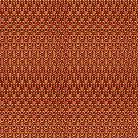 Geo Metallic Floral - Lotus-CM3668 - Timeless Treasures