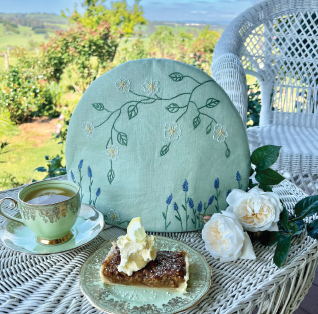 best deal on lavender flower tea pot cozy Rose & Lavender Tea Cosy