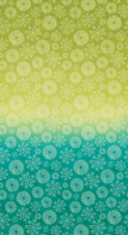 Benartex - Wishflower Ombre - Lime/Teal (Wishflower)