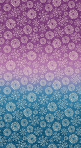 Benartex - Wishflower Ombre - Purple/Blue (Wishflower)