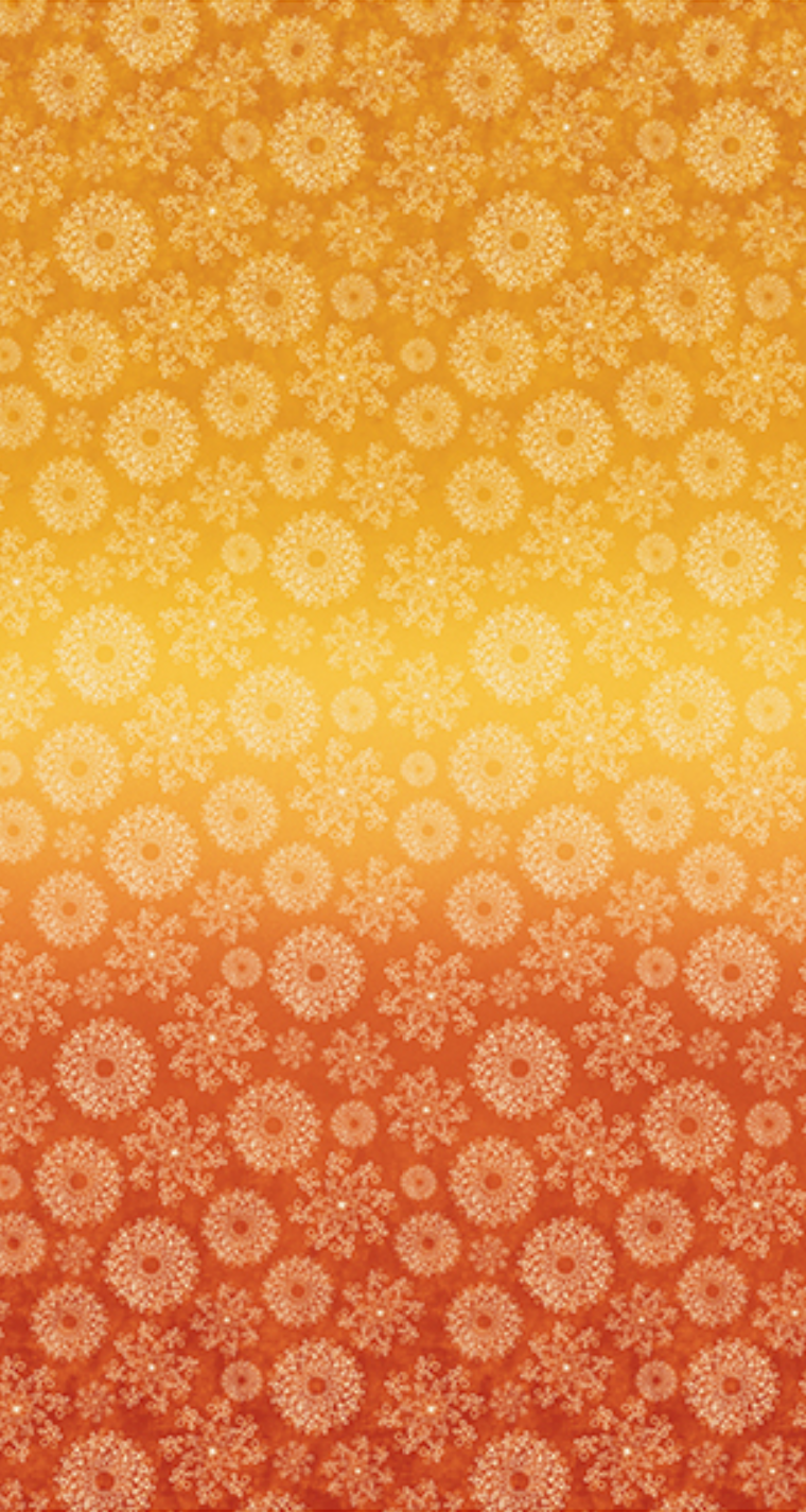 Benartex - Wishflower Ombre - Orange/Gold (Wishflower)