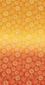 Benartex - Wishflower Ombre - Orange/Gold (Wishflower)