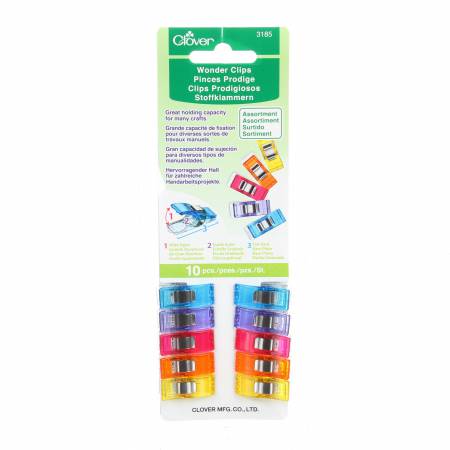 Clover - Wonder Clips - Assorted Colours