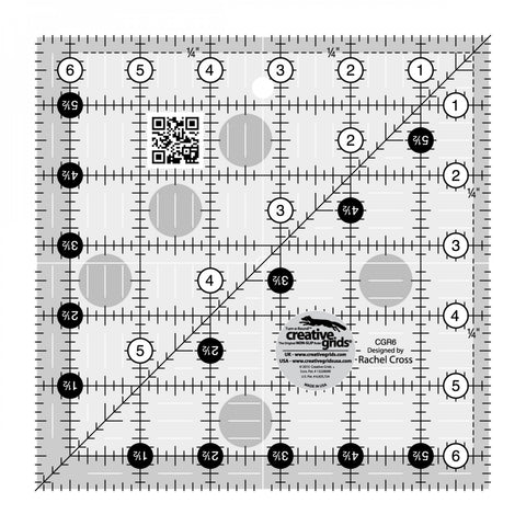 Creative Grids Square 6 1/2" Ruler
