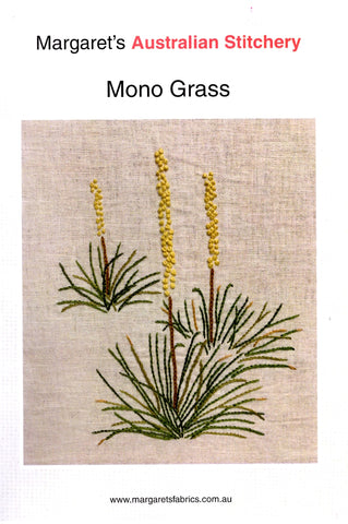 Margaret's Fabrics - Australian Stitchery - Mono Grass