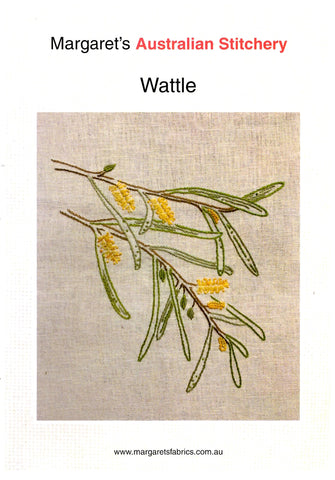 Margaret's Fabrics - Australian Stitchery - Wattle