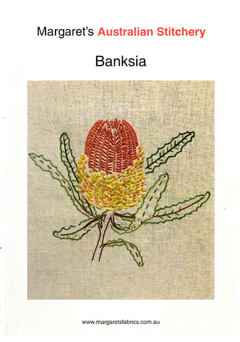 Margaret's Fabrics - Australian Stitchery - Banksia