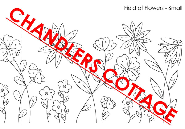 Field of Flowers - Digital Download Template
