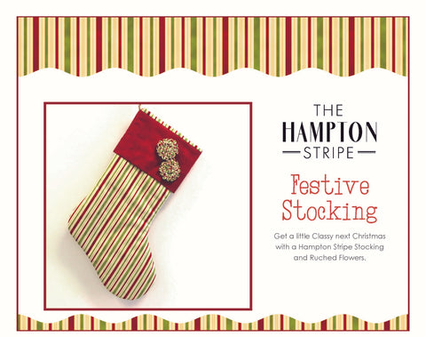 The Hampton Stripe - Festive Stocking - Free Download