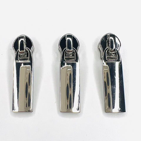 Zip Pull 3Pk - Straight Silver